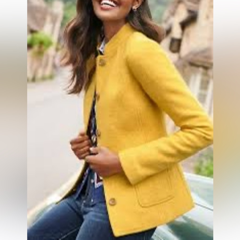 J. Crew Yellow Blazer